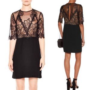 Sandro Black Lace Dress (Size L)